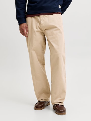 JACK & JONES - Pierna ancha Vaquero 'JPSTAlex JJOriginal' en beige: frente