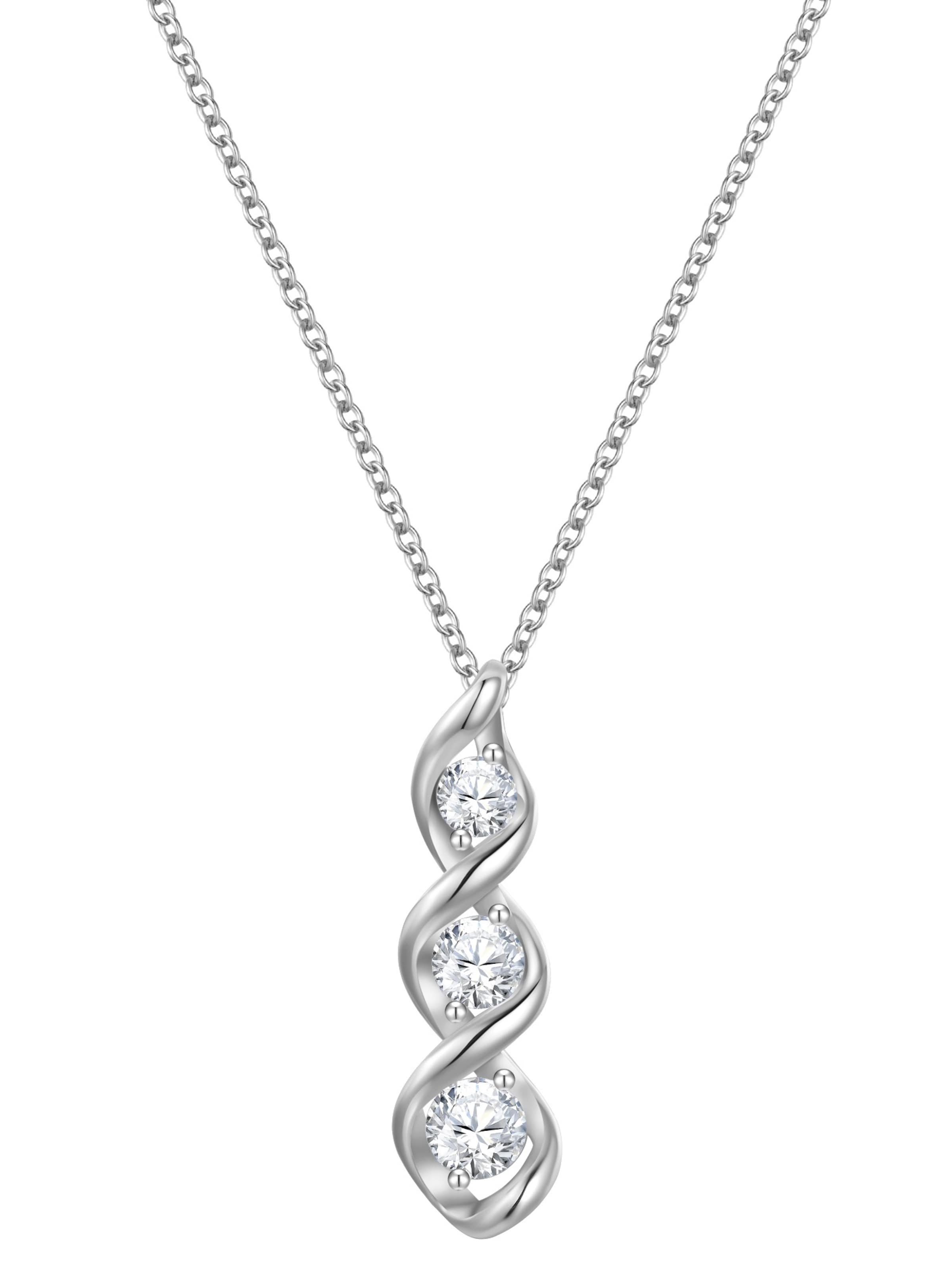 Rafaela Donata Necklace in Silver: front