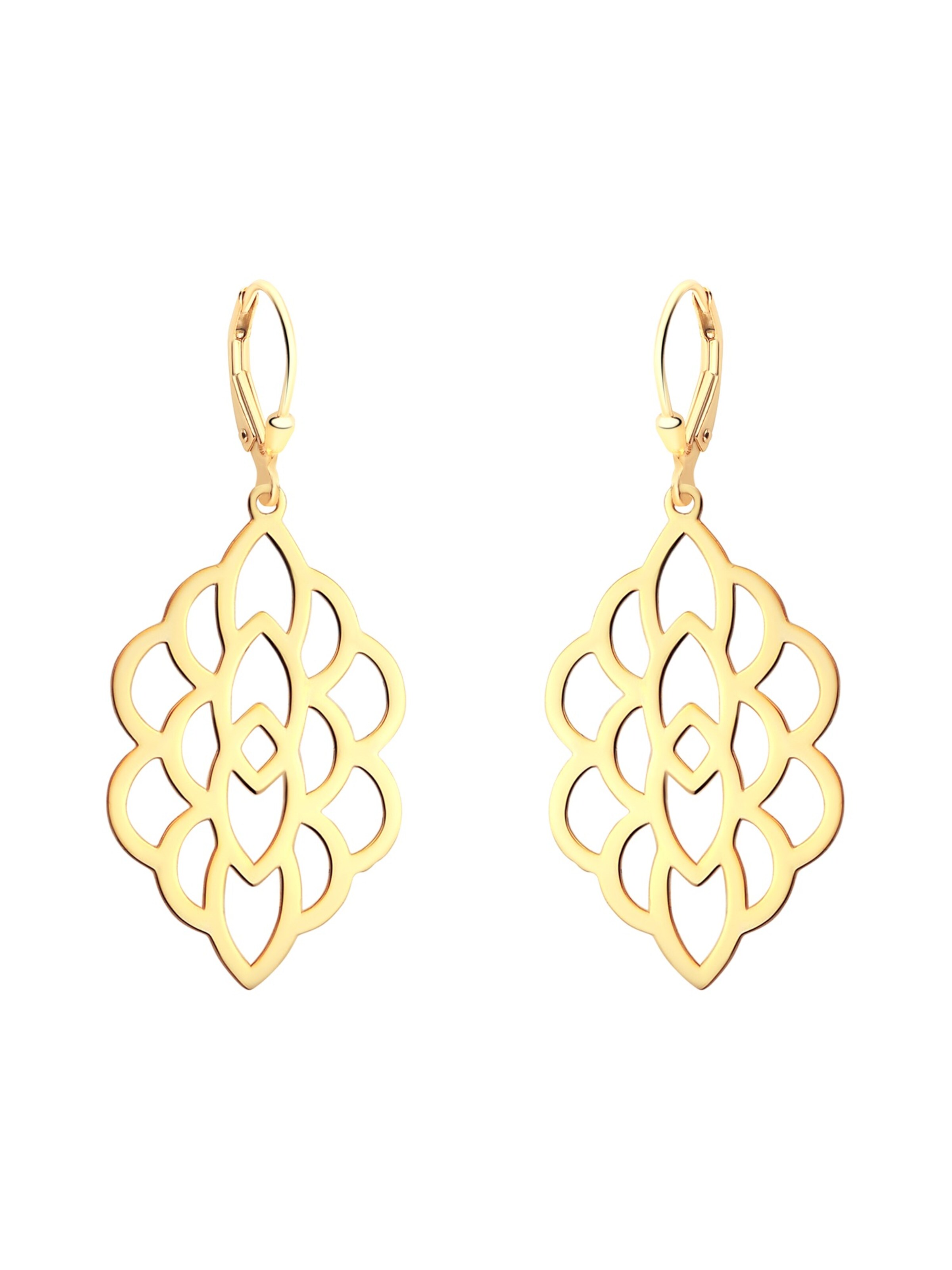 Sofia Milani Ohrringe 'Ornament'‌‌‌‌‌‌‌ in Gold: Vorderseite