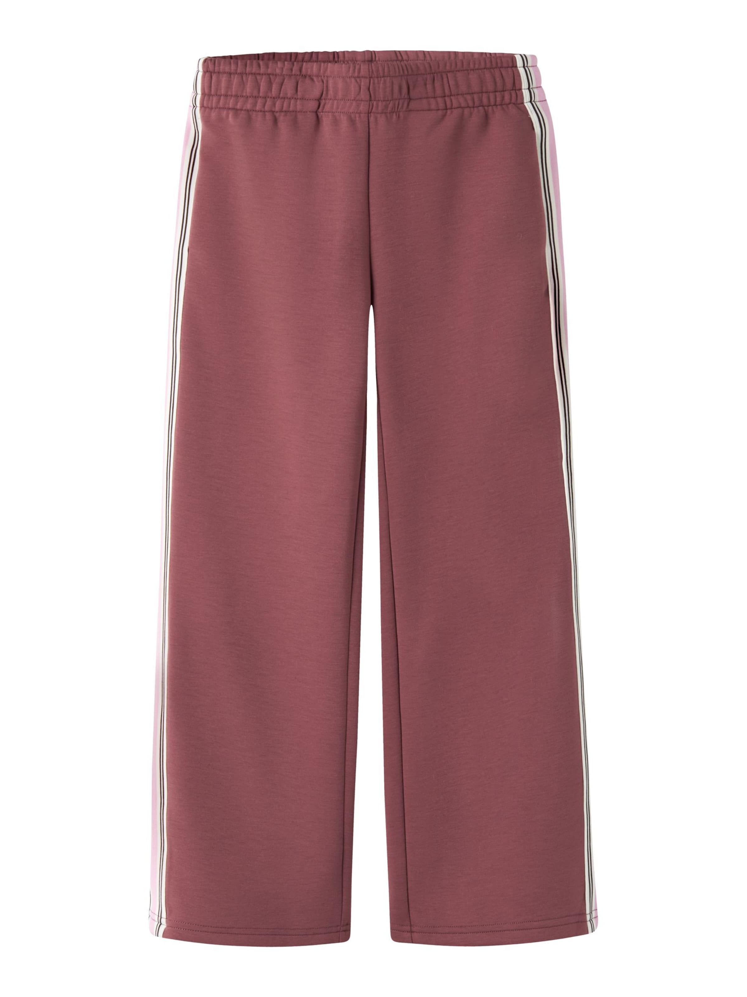 NAME IT - Pierna ancha Pantalón en rojo: frente