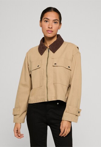 Veste mi-saison Urban Classics en beige : devant