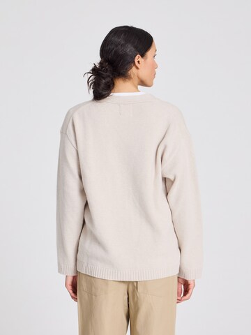 Gai+Lisva Cardigan 'Edith' i beige
