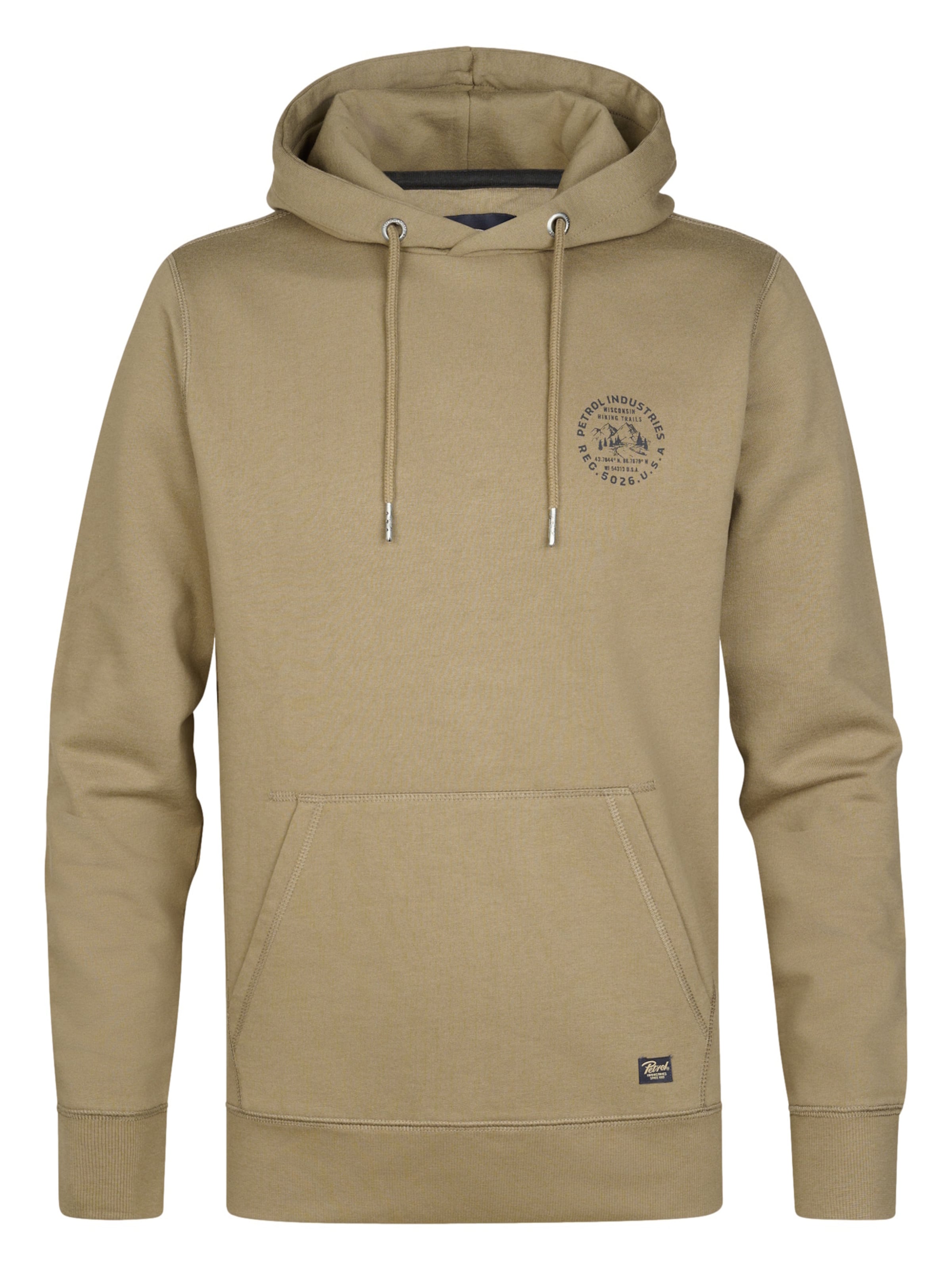 Petrol Industries Sweatshirt in Groen: voorkant