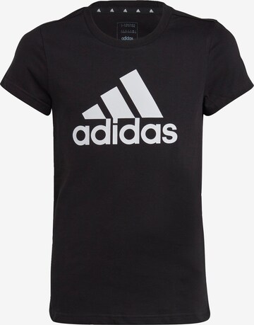 ADIDAS SPORTSWEAR Performance Shirt 'Essentials Big Logo ' in Black: front