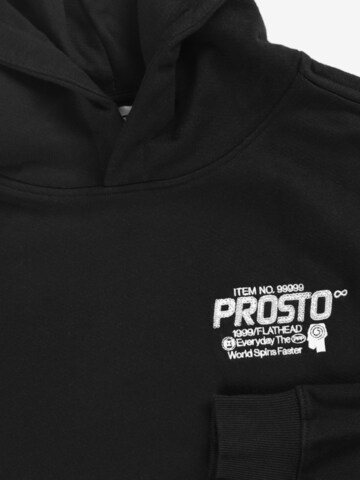 Prosto Sweatshirt 'Flathead' in Black