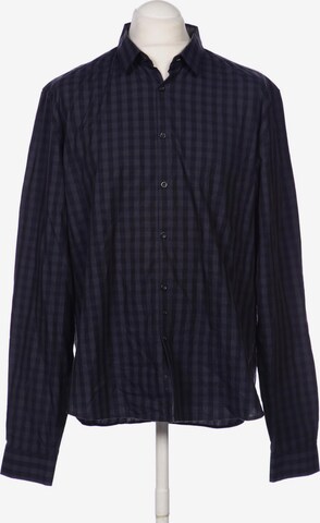 DKNY Button Up Shirt in XL in Blue: front