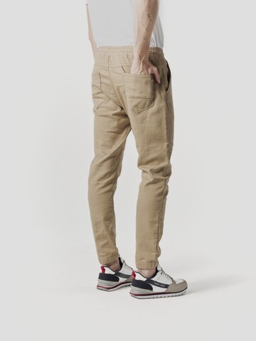 KOROSHI Zúžený strih Nohavice - Béžová