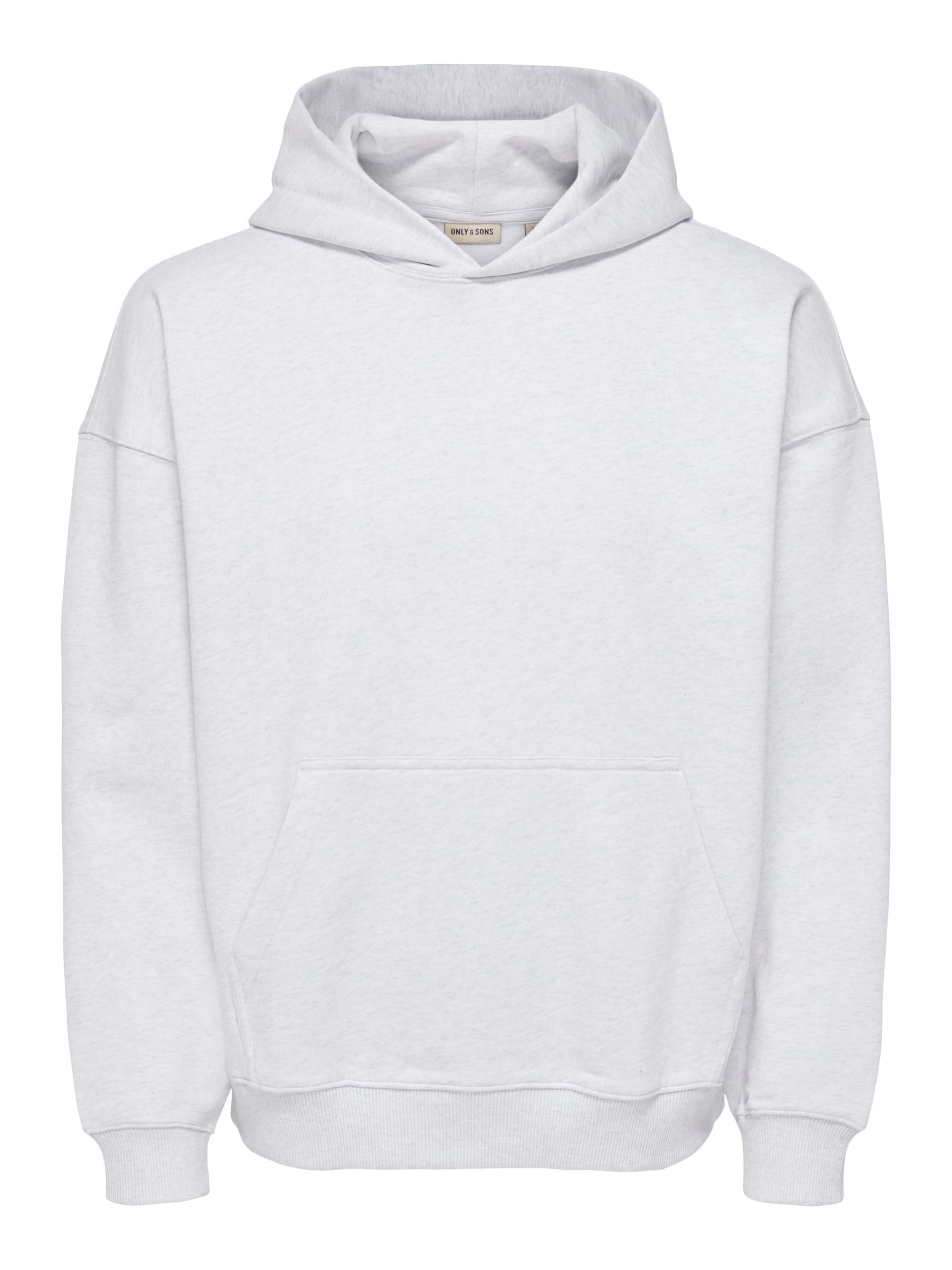 Only & Sons Sweatshirt in de kleur Lichtgrijs, Productweergave