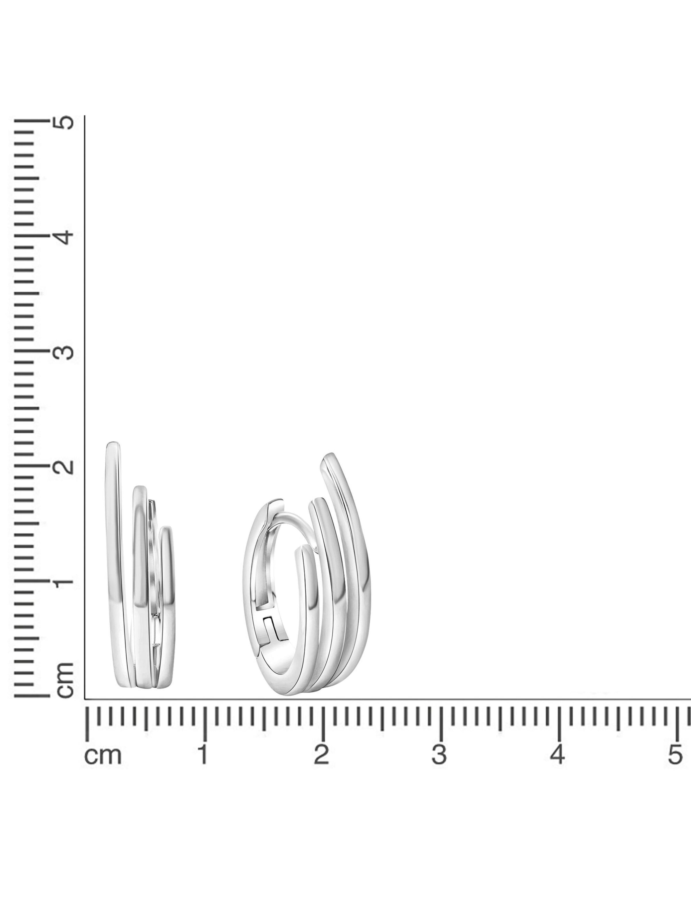 CELESTA Boucles d'oreilles en One Size en blanc, Vue avec produit