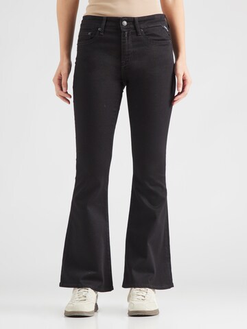 REPLAY Flared Jeans 'JOELLA' in Schwarz: Vorderseite