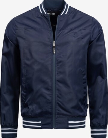 INDICODE JEANS Between-Season Jacket 'Manos' in Blue: front