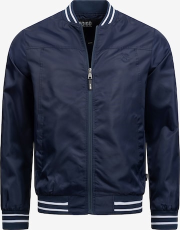 INDICODE JEANS Between-Season Jacket 'Manos' in Blue: front