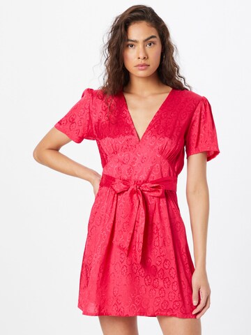 Robe 'GILLES' Bizance Paris en rose : devant