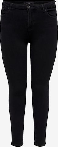 ONLY Carmakoma Skinny Jeans 'Jenny' in Black: front