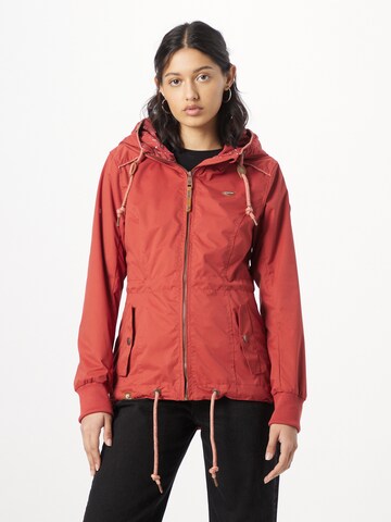 Ragwear Performance Jacket 'DANKKA' in Red: front