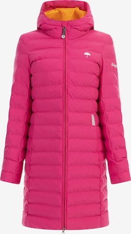 Schmuddelwedda Χειμερινό παλτό σε ροζ: μπροστά