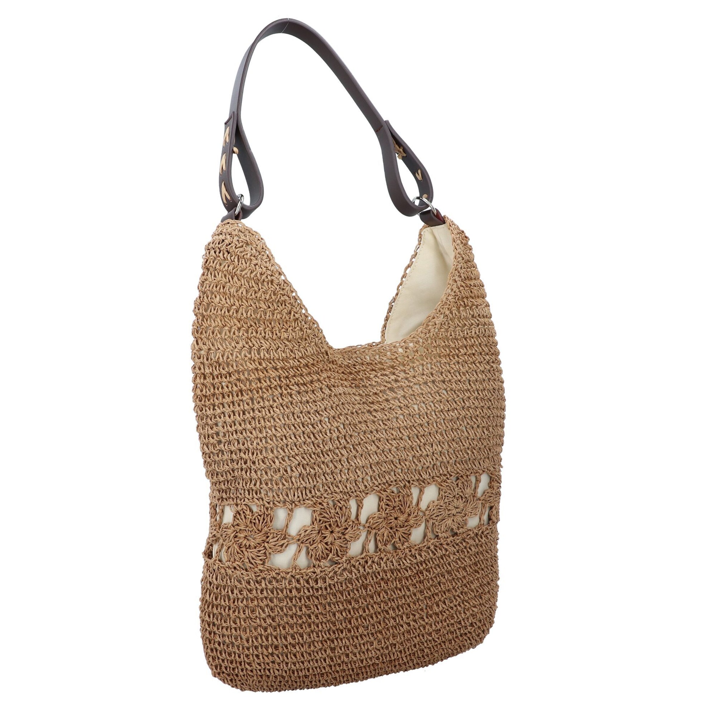 Roeckl Tasche 'IBIZA SCHULTERTASCHE MEDIUM' in Braun