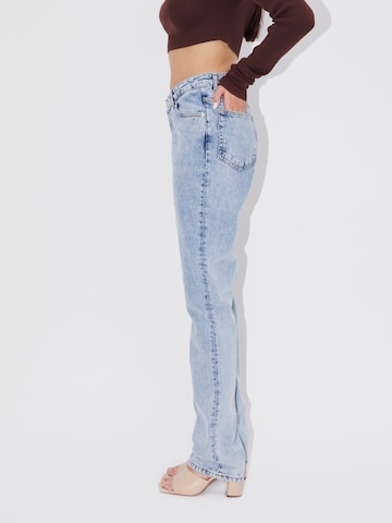 Regular Jeans 'Rachel Tall' de la LeGer by Lena Gercke pe albastru: lateral