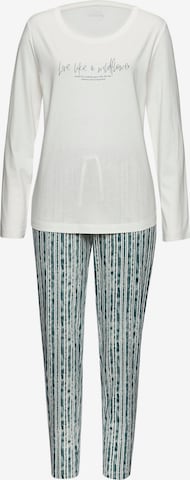 VIVANCE Pyjama in Grün: Vorderseite