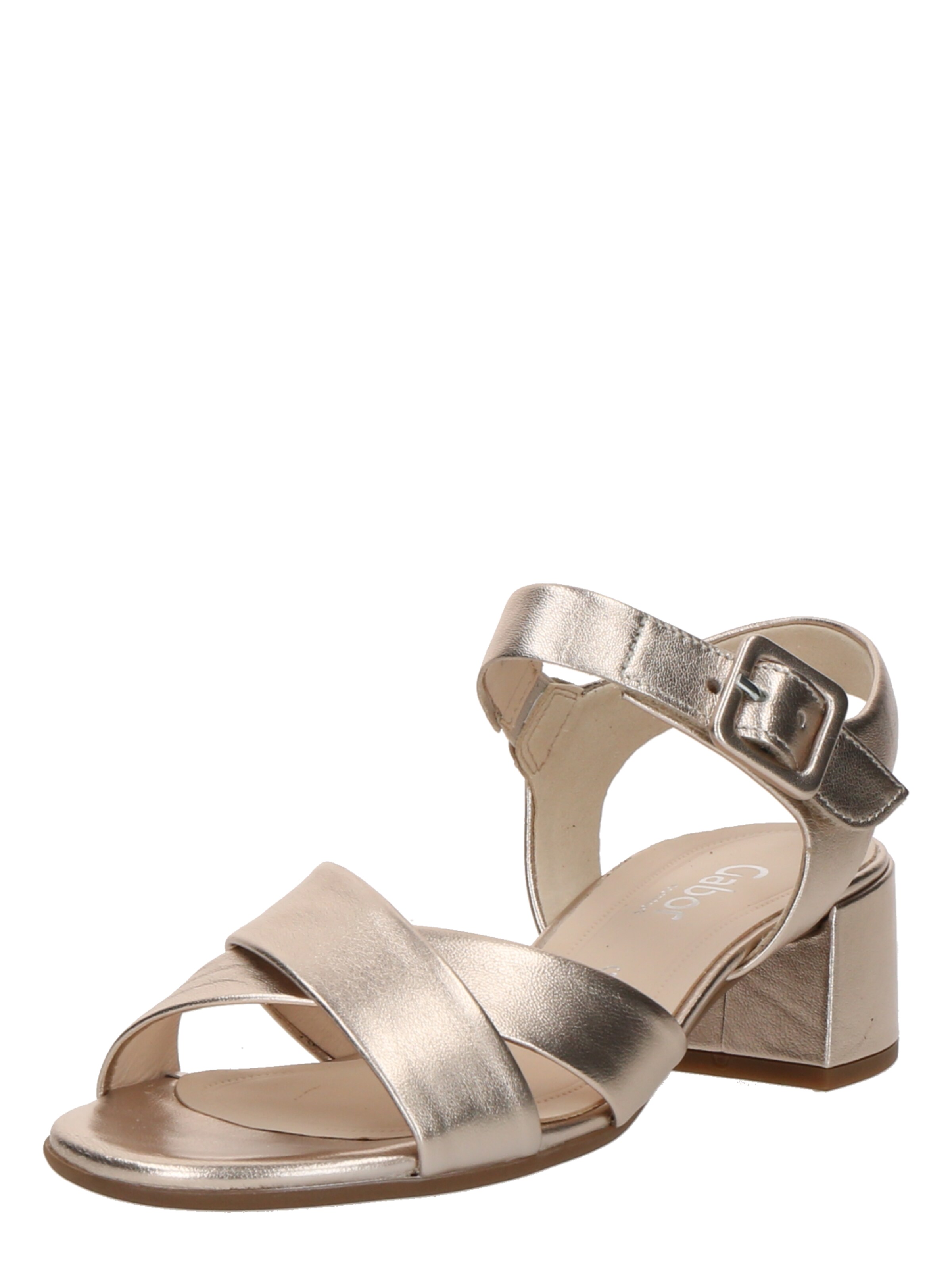GABOR Sandale in Gold: Vorderseite