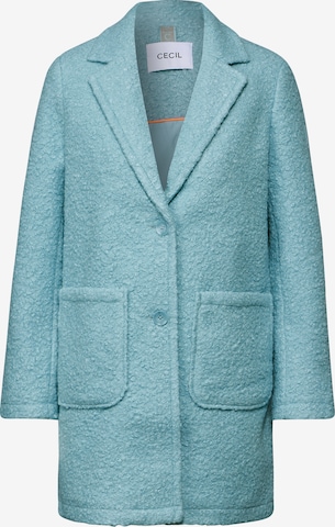 CECIL Between-Seasons Coat in Blue: front