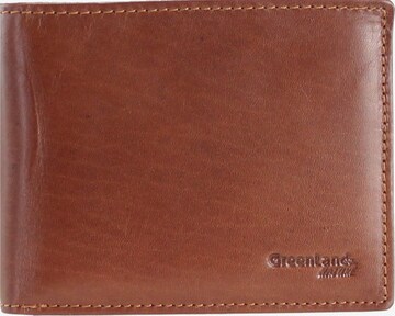 Greenland Nature Wallet in Brown: front