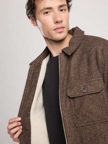 Veste mi-saison America Today en marron