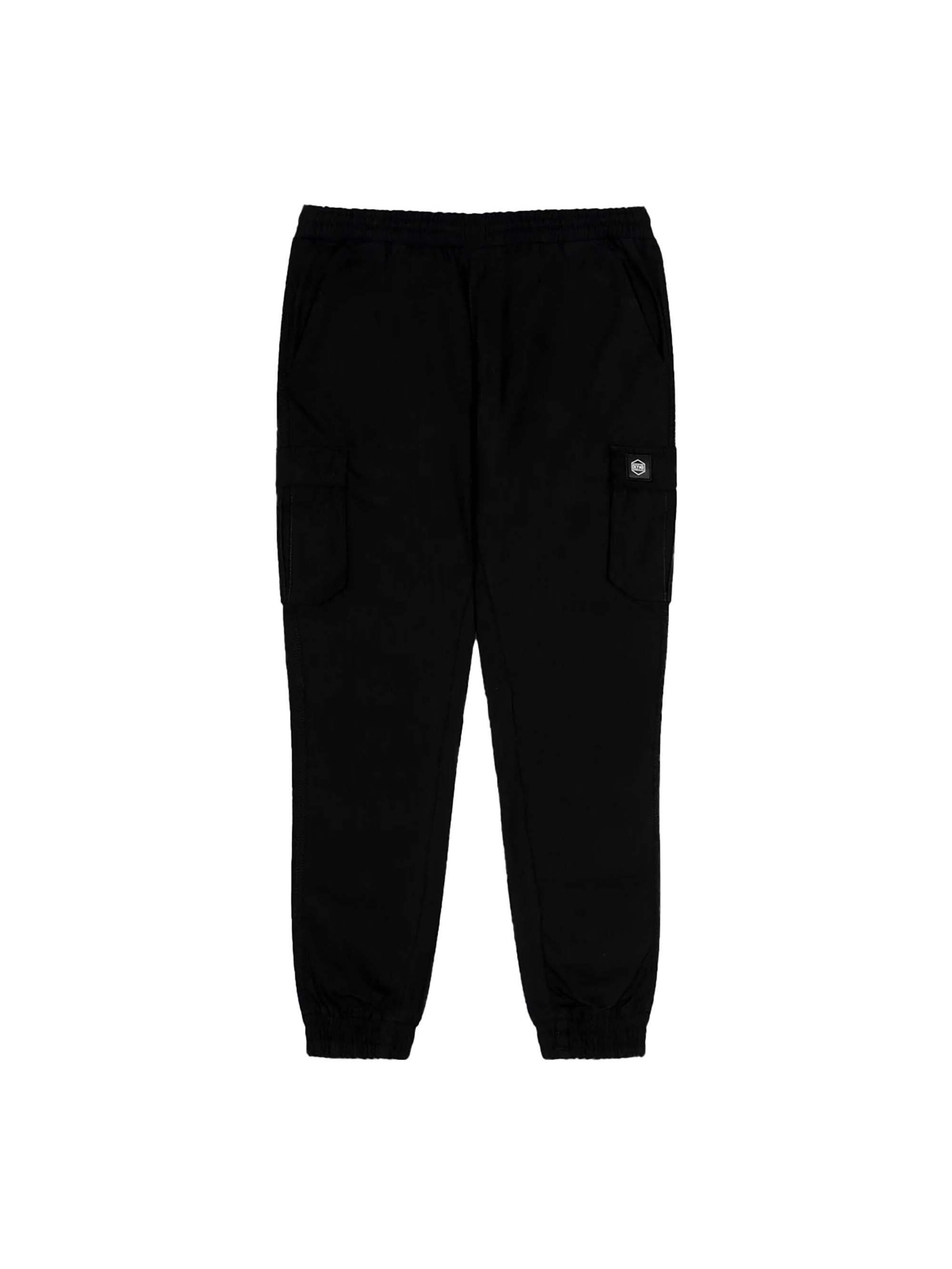 DOLLY NOIRE Regular Trousers in Black: front