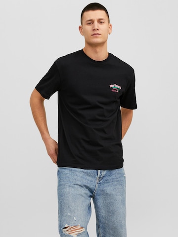 JACK & JONES T-Shirt 'FEAST' in Schwarz: predná strana