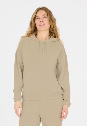 Athlecia Sweatshirt in Beige: voorkant