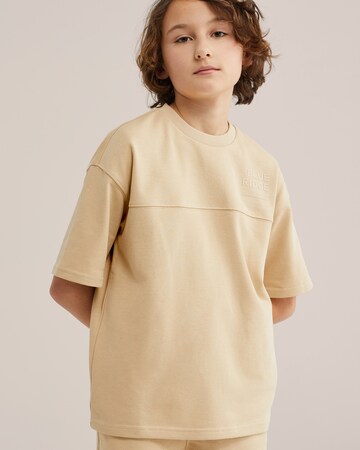 WE Fashion Pulover | bež barva: sprednja stran