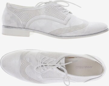Anna Field Flats & Loafers in 41 in White: front