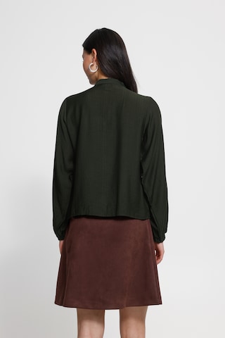 ICHI Bluse in Braun