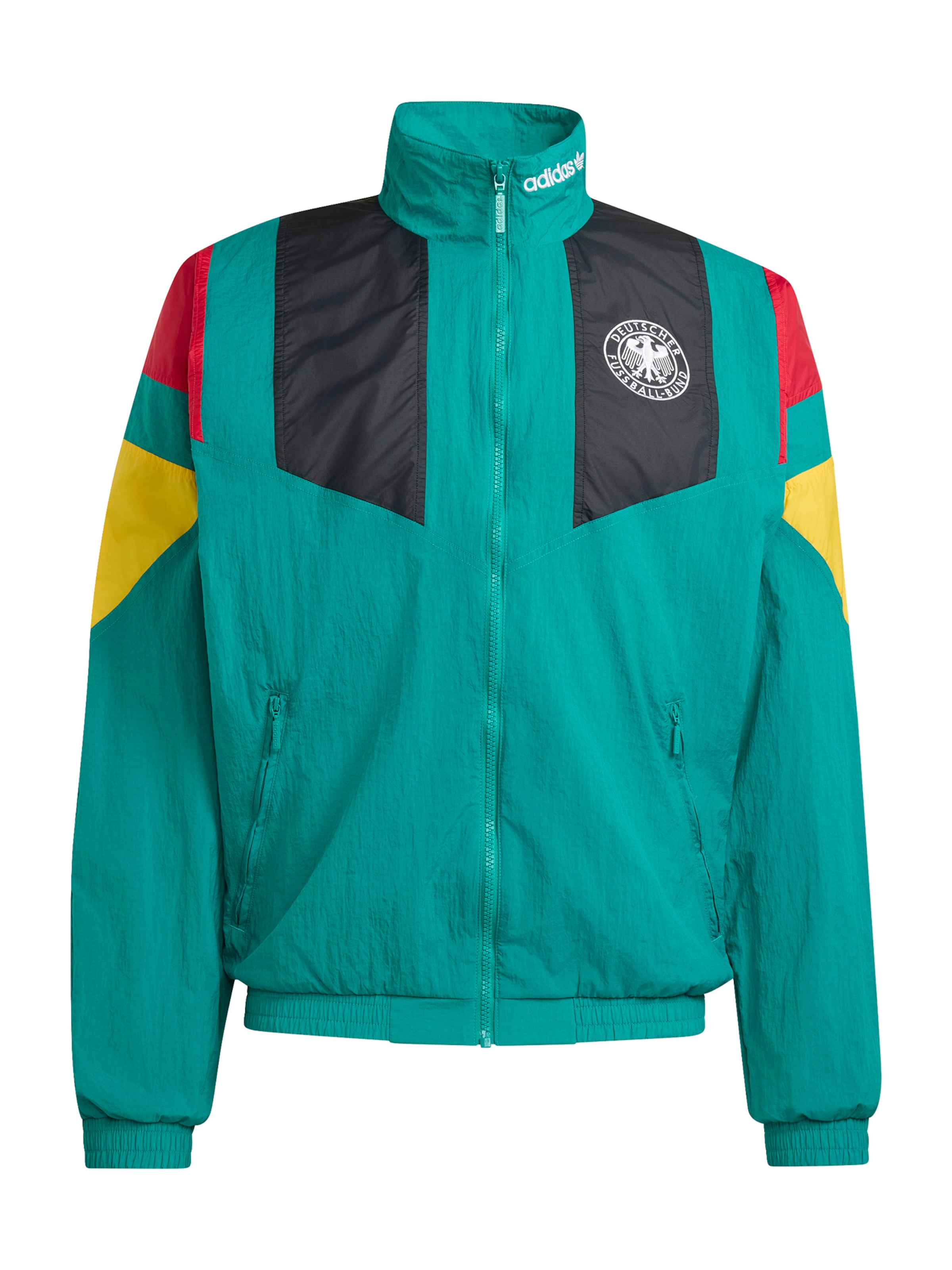 ADIDAS PERFORMANCE Trainingsjacke in XXL in gelb / jade / rot / schwarz, Produktansicht