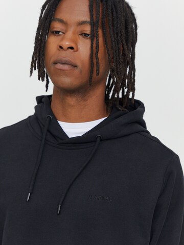 mazine Sweatshirt ' Burwood Hoodie ' in Black