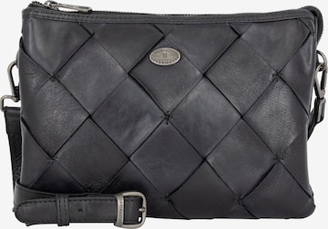 DreiMaster Vintage Crossbody Bag 'Eyota' in Black: front