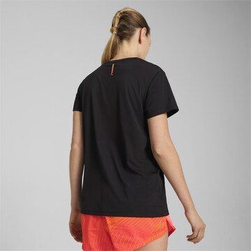 PUMA Performance Shirt 'RUN FAVROITES FOREVER FAST' in Black