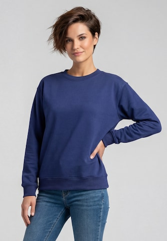 Sweat-shirt 'Everyday Fashion' KIANNA en bleu : devant