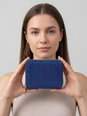 MILLYMILK® Wallet 'FONDO SMALL' in Blue: front