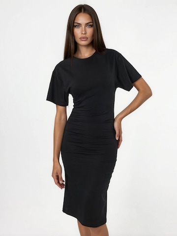 Busem Kleid in Schwarz: Vorderseite
