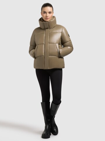 khujo Winter Jacket 'Nala' in Grey