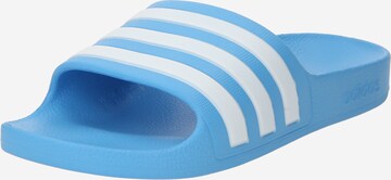 ADIDAS SPORTSWEAR Plážové / kúpacie topánky 'Adilette Aqua' - Modrá: predná strana