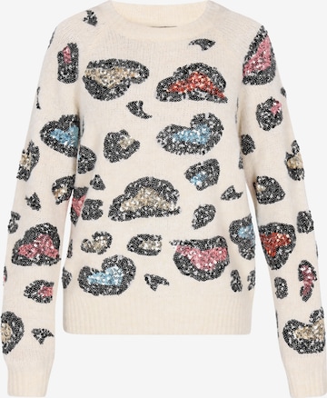 faina - Pullover em branco: frente