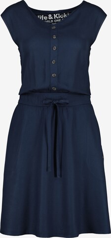 Robe-chemise 'ScarlettAK' Alife and Kickin en bleu : devant