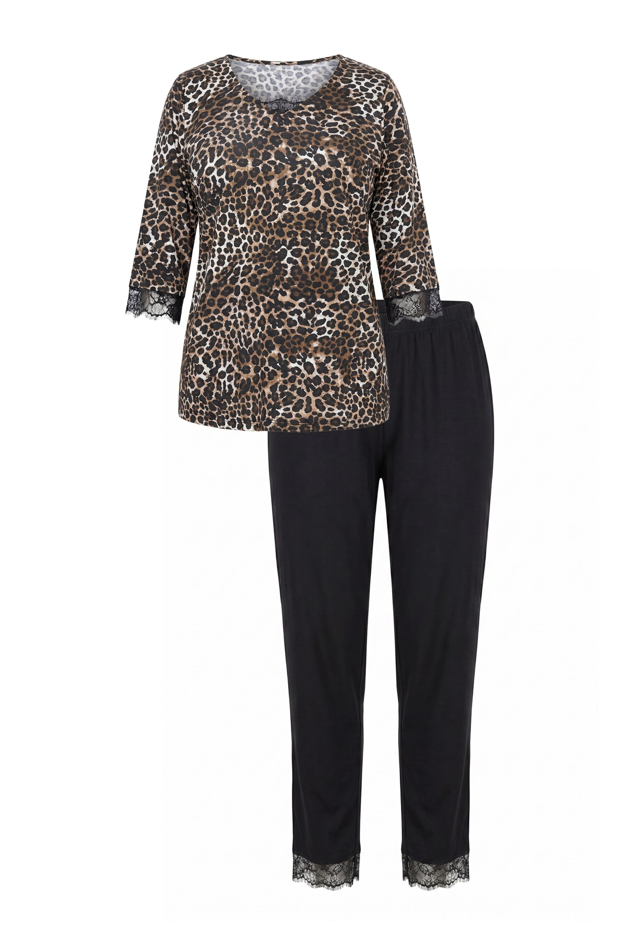 TruYou Pajama in Black: front