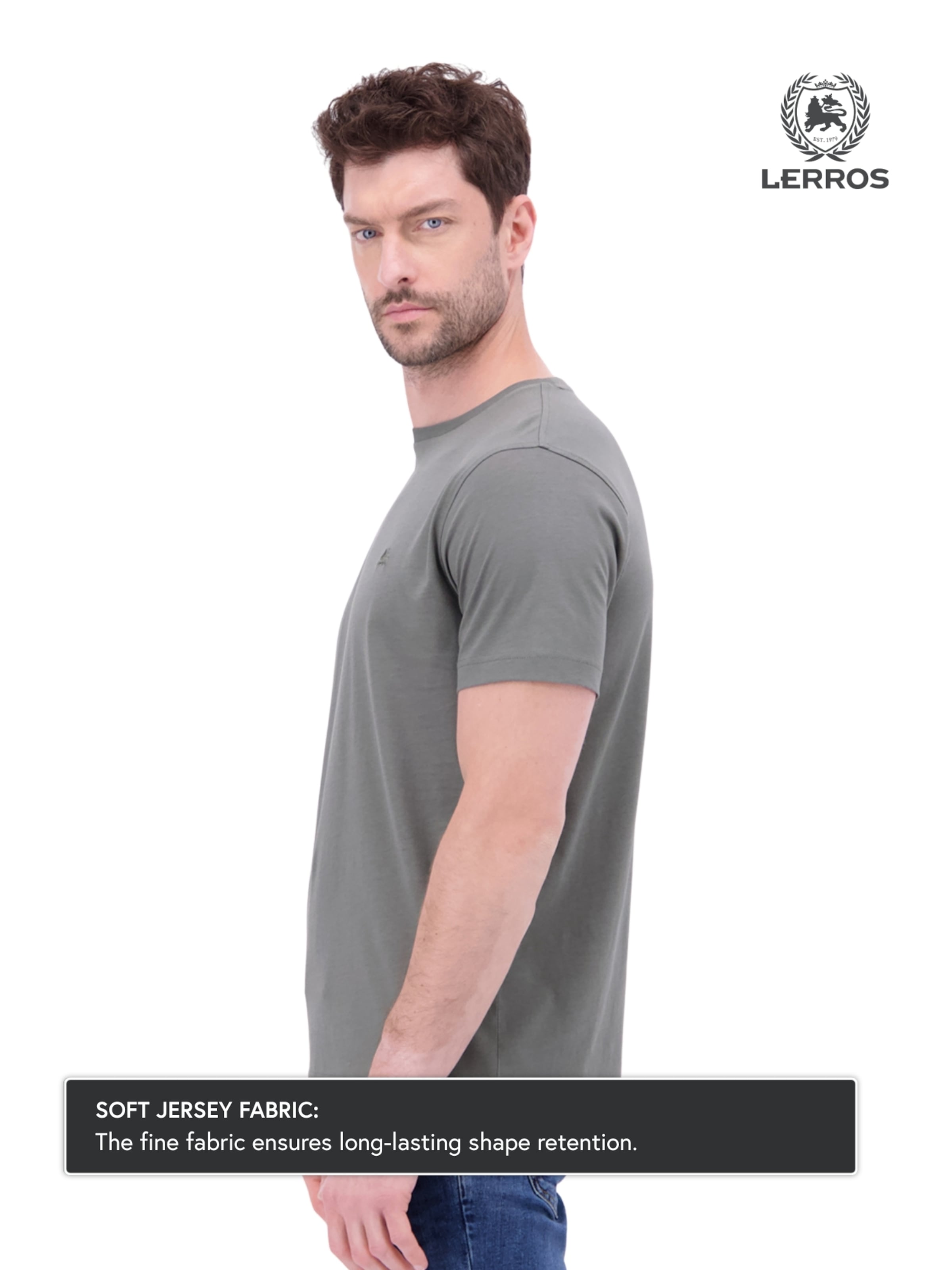LERROS Shirt in Grey