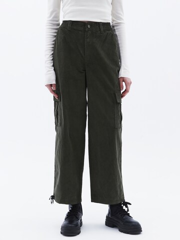 Loosefit Pantaloni cargo di OXXO in verde: frontale