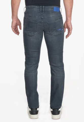 Le Temps Des Cerises Slimfit Jeans '700/11' in Blauw