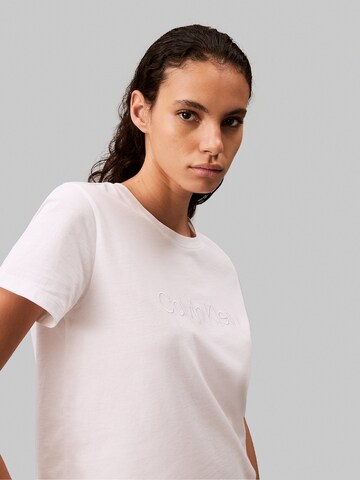 Chemise de nuit Calvin Klein Underwear en blanc