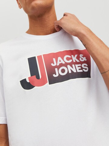 JACK & JONES Koszulka 'LOGAN' w kolorze niebieski